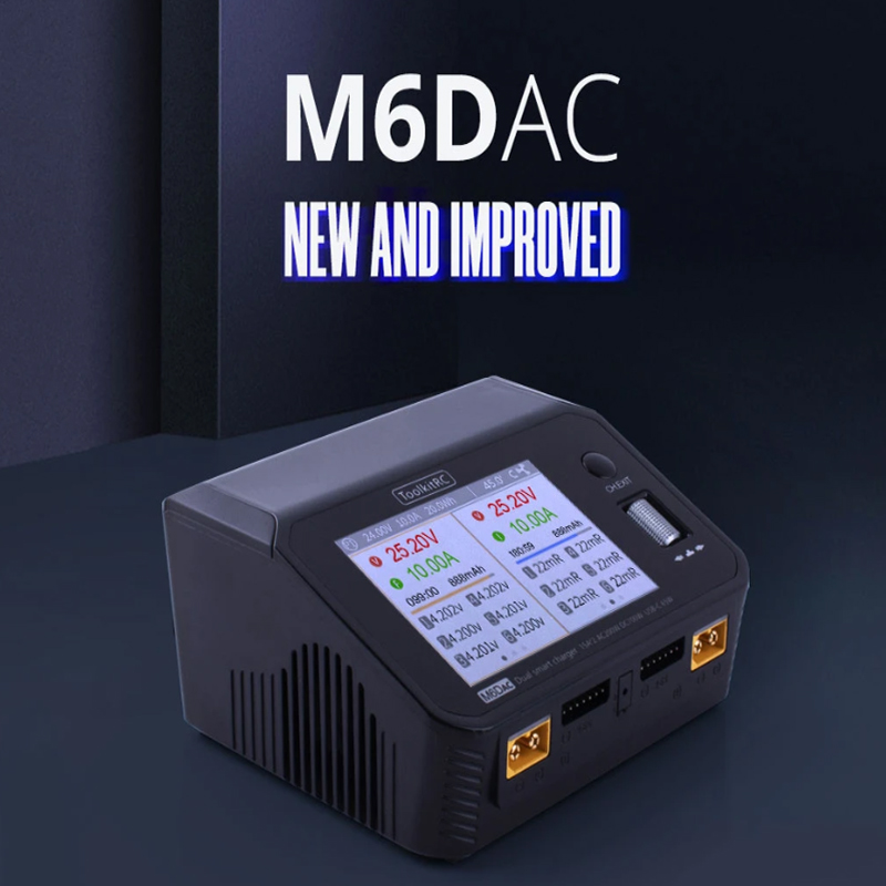 ToolkitRC M6DAC Dual Channel S - Toolkitrc M6Dac Smart Charger recension och pris